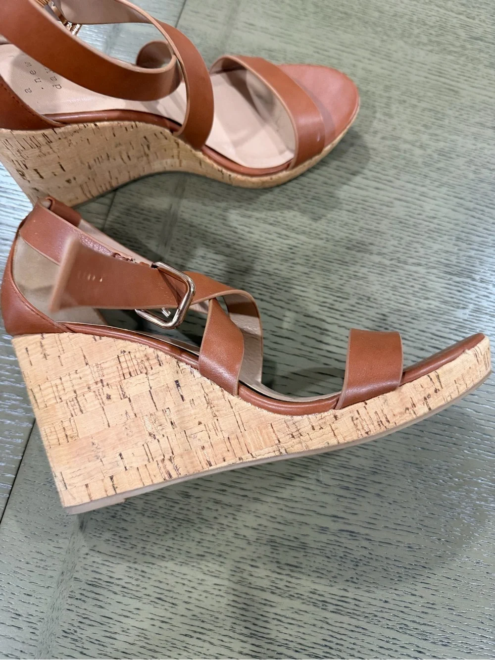 a new day strappy wedge
